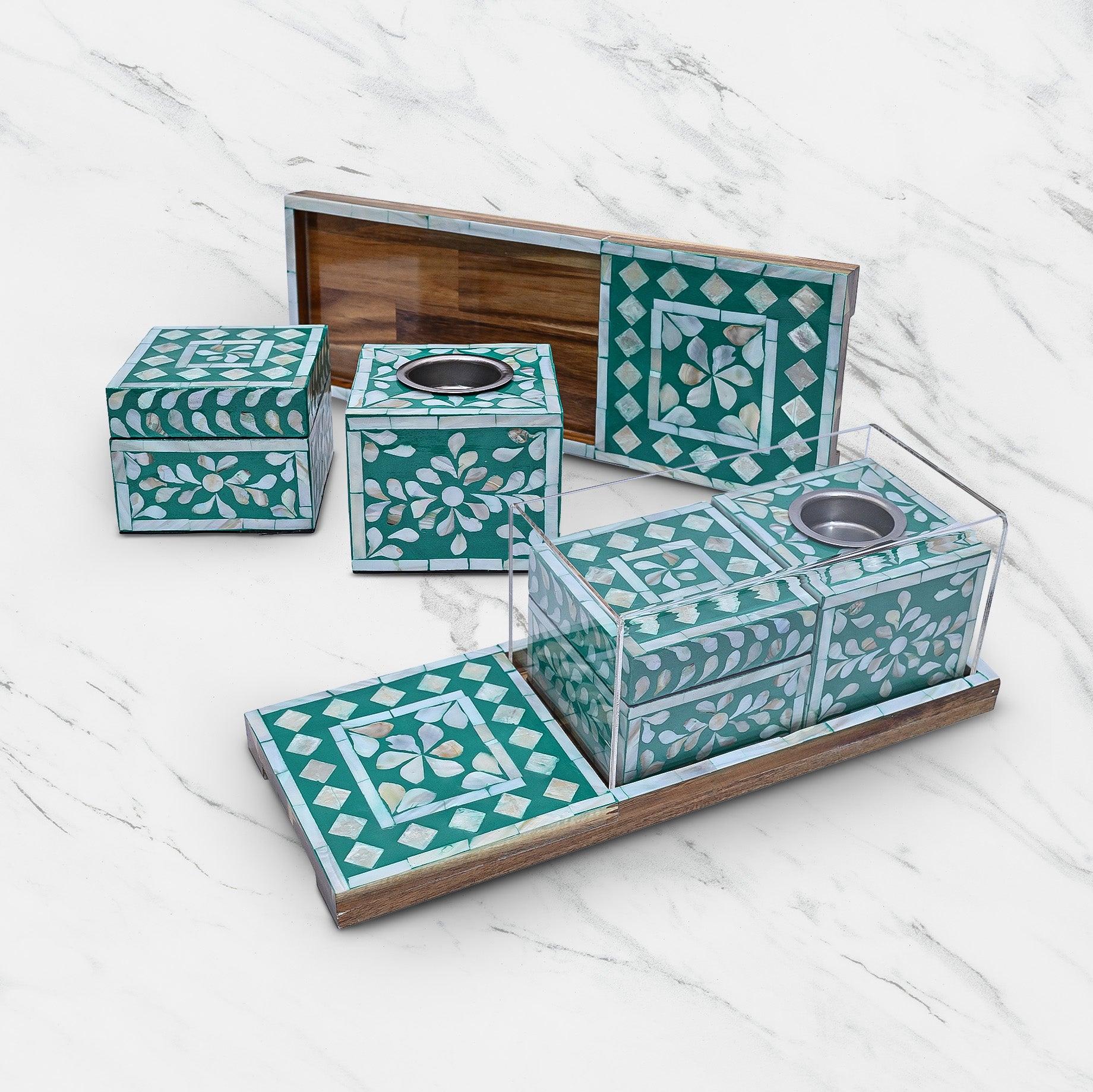 Pearl bakhoor Green 3 Set